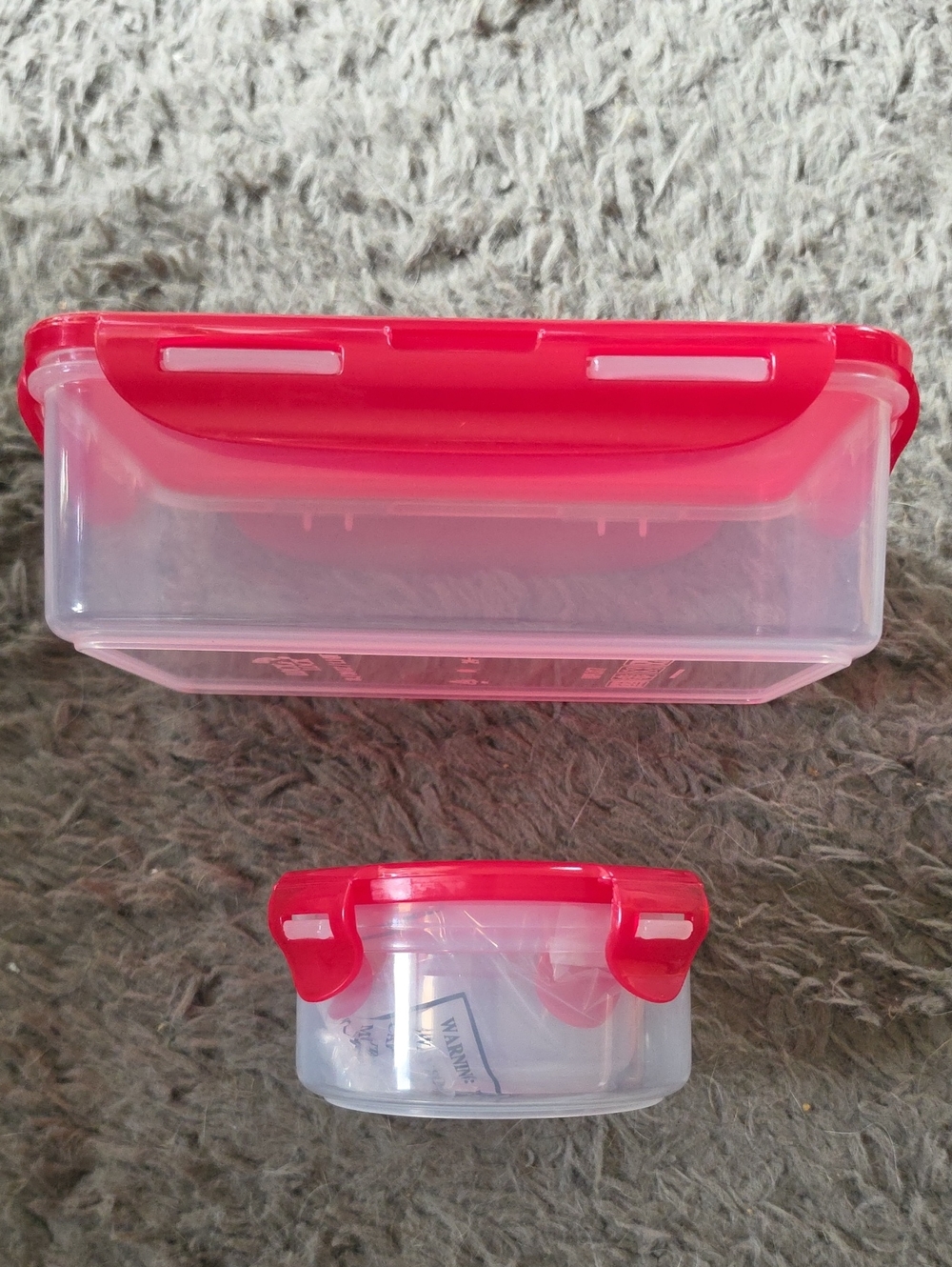 NIB Lock & Lock Red Food Storage Containers - Multipack - Picture 2 of 4